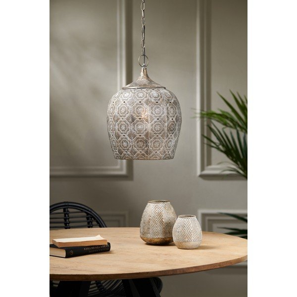 Szürke függőlámpa Kadiri – Light & Living-image-1