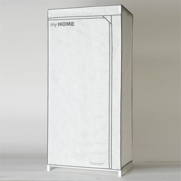 Wardrobe X1 fehér textil gardróbszekrény - Compactor-image-3