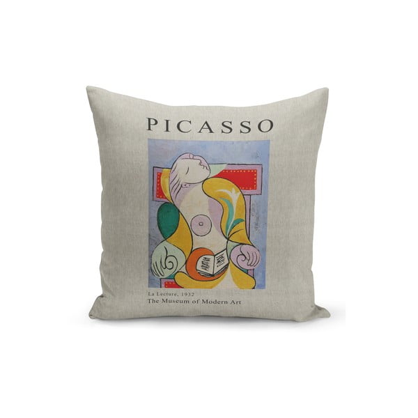 Picasso Read díszpárna, 43 x 43 cm - Kate Louise