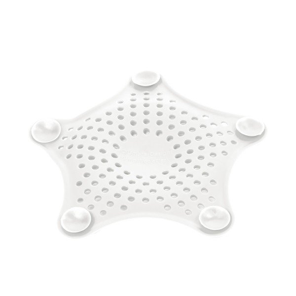 Starfish fehér szilikonos fürdőkád lefolyóvédő - Umbra-image-4
