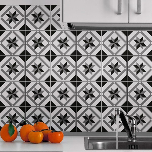 Azulejos Lucida 30 darabos falmatrica szett, 15 x 15 cm - Ambiance-image-1