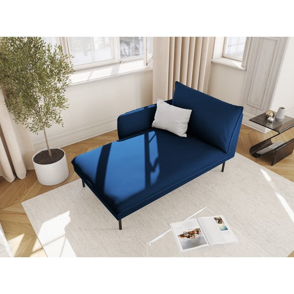 Kék bársony heverő (bal oldali) Vienna - Cosmopolitan Design-image-1