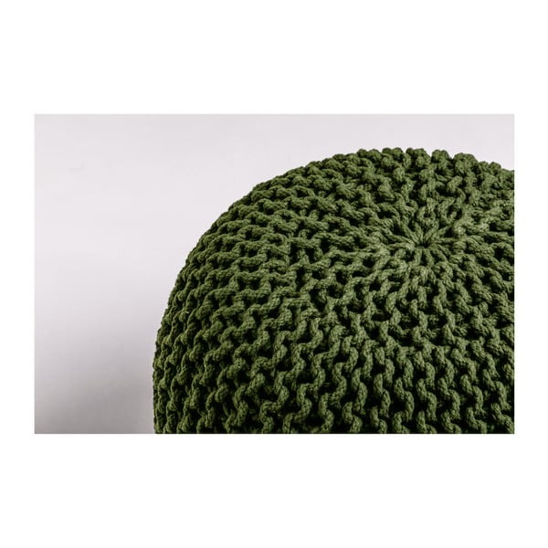 Olívazöld puff - Bonami Essentials-image-2