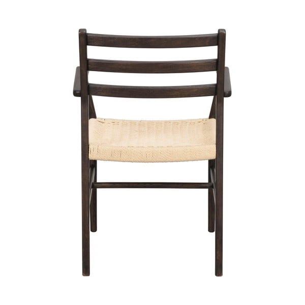 Natúr színű-sötétbarna étkezőszék Harlan – Rowico-image-4