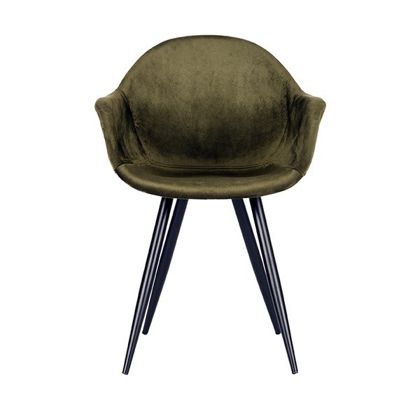 Khaki bársony étkezőszék szett 2 db-os Forli – LABEL51-image-1