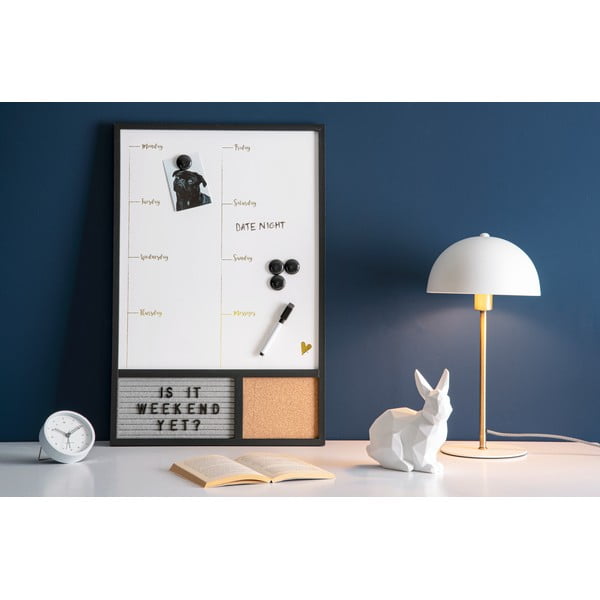 Tinge fehér ébresztőóra, ø 9 cm - Karlsson-image-2