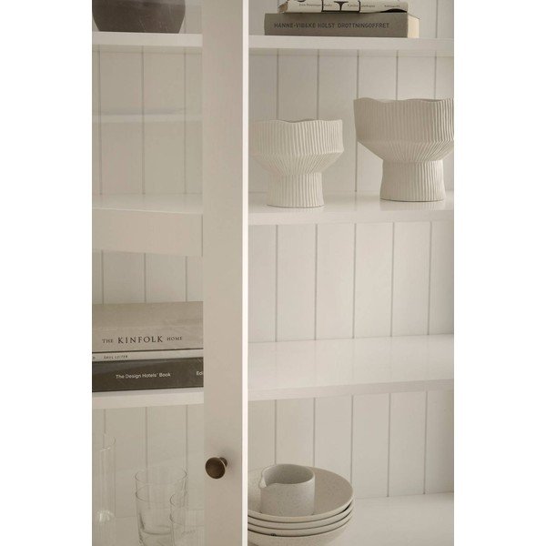 Fehér MDF tálalószekrény 98x193x34 cm Wilma – Ellos Home-image-1