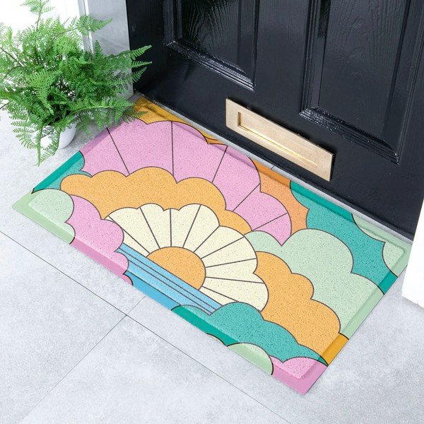 Újrahasznosított műanyag lábtörlő 40x70 cm Elizabeth Olwen  – Artsy Doormats-image-2
