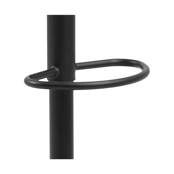 Finch fekete bárszék kék kárpittal - Actona-image-3