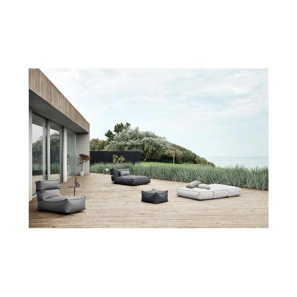 Világoskék párnázott kerti napozóágy STAY – Blomus-image-4