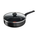 Alumínium serpenyő fedővel ø 24 cm Simply Clean Red – Tefal