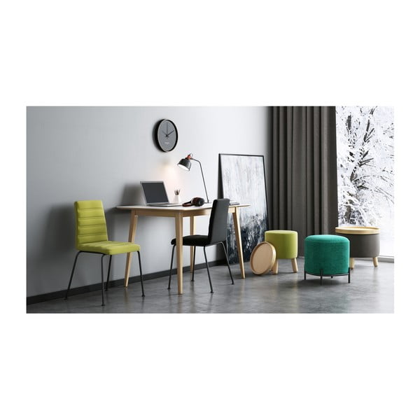 Molde zöld ülőke bükkfa elemekkel és levehető ülőlappal, ⌀ 35 cm - Garageeight-image-4