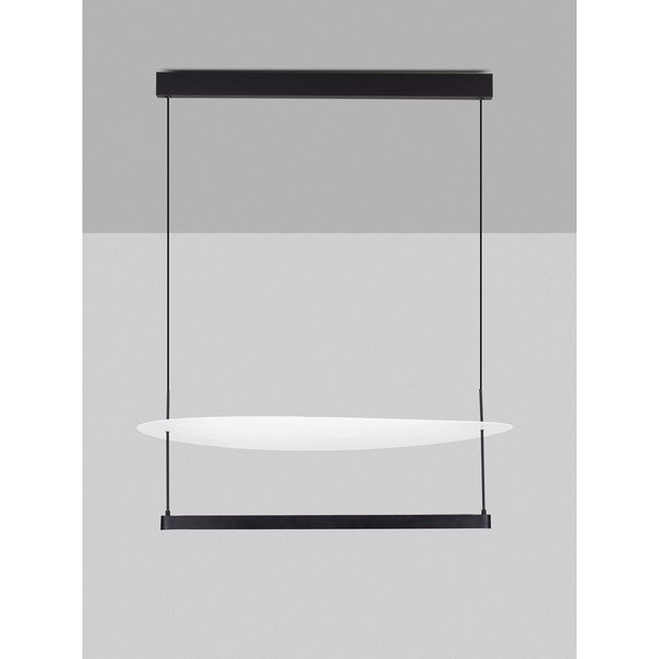 Fehér-matt fekete alumínium LED dimmelhető függőlámpa ø 80 cm Diona – Nova Luce-image-3