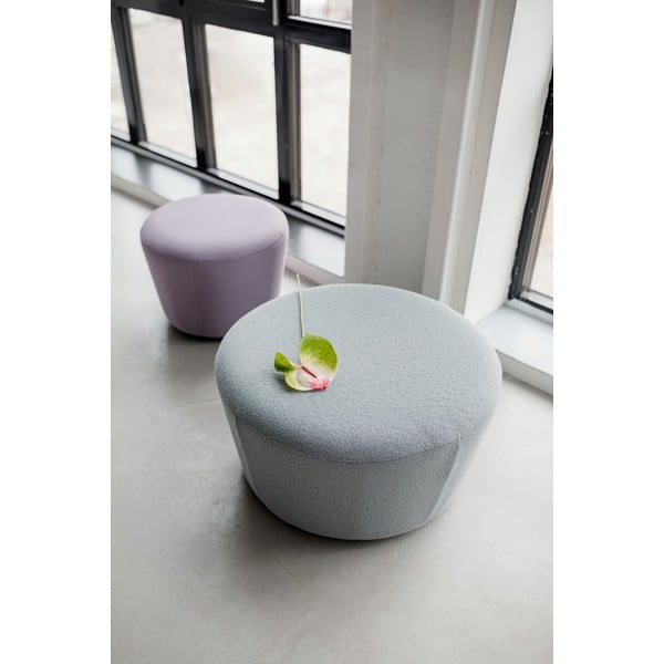 Naïve konyakbarna bőr puff, ø 72 cm - EMKO-image-2