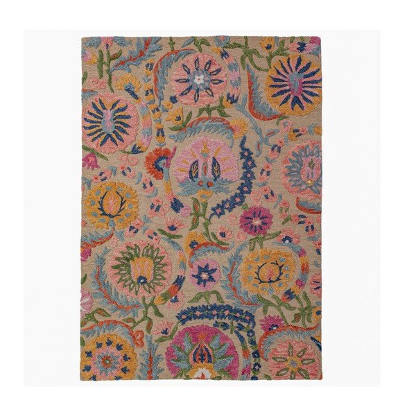 Kézi szövésű gyapjú szőnyeg 200x300 cm Amira Floral  – Flair Rugs