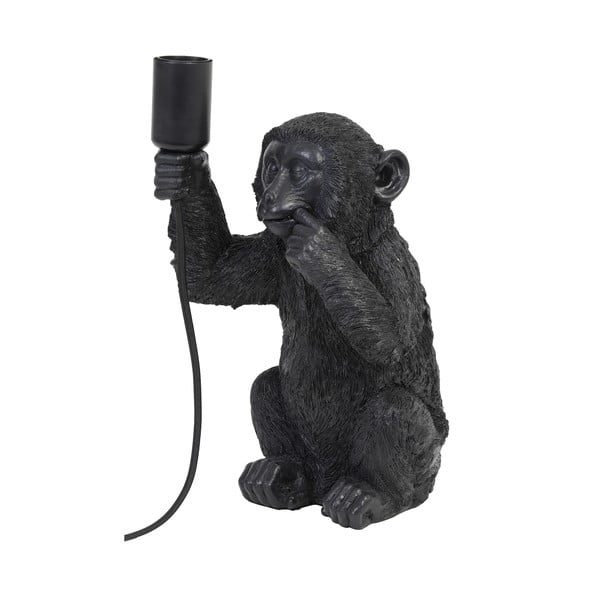 Fekete asztali lámpa (magasság 34 cm) Monkey – Light & Living-image-3