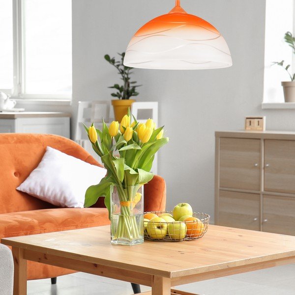 Narancssárga függőlámpa ø 30 cm Sfera – LAMKUR-image-2