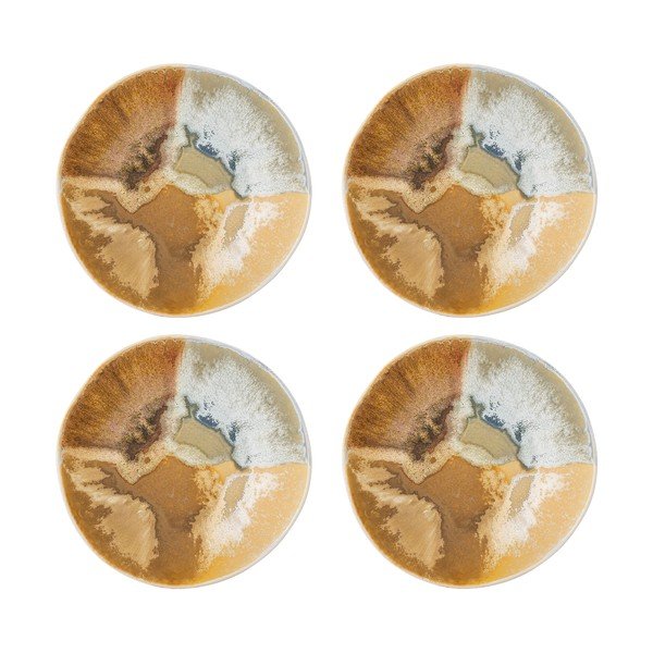 Krémszínű kőedény tálka szett 4 db-os 625 ml Lacey – Bloomingville-image-2