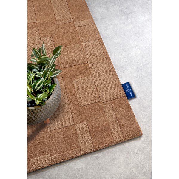 Barna kézi szövésű gyapjú futószőnyeg 80x250 cm Wilhelmine – Villeroy&Boch-image-2