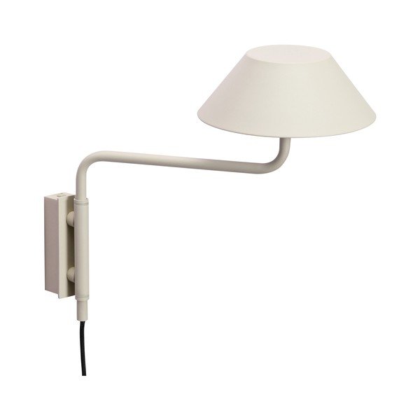 Bézs konnektorhoz csatlakoztatható fém LED dimmelhető fali lámpa ø 30 cm Cover – Hübsch