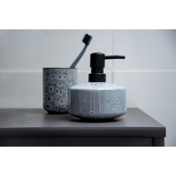 Oviedo szürke kerámia fogkefetartó pohár - Wenko-image-3