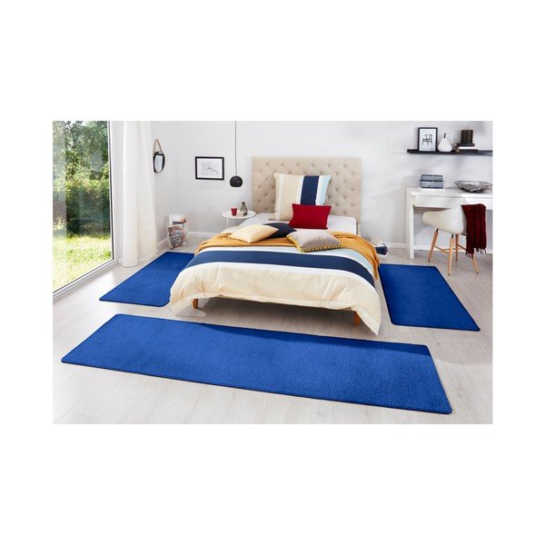 Fancy 3 db-os kék futószőnyeg szett - Hanse Home-image-1