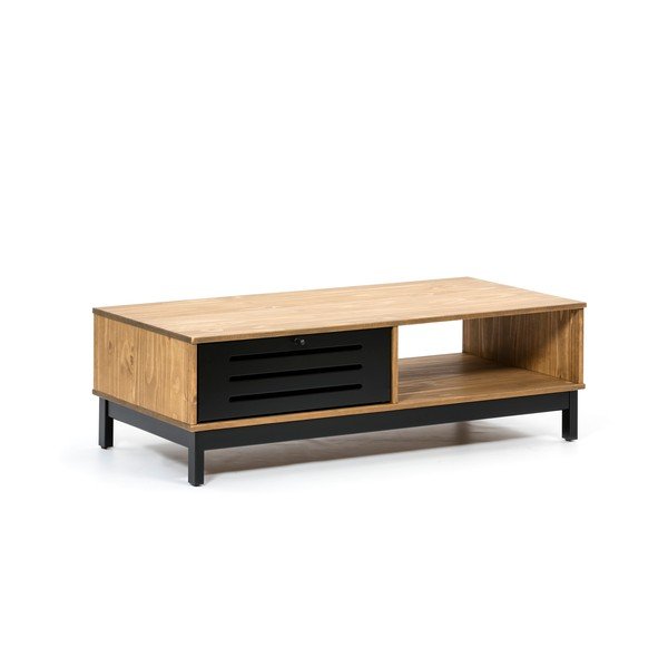 Alessia fa dohányzóasztal fekete részletekkel - Marckeric-image-2