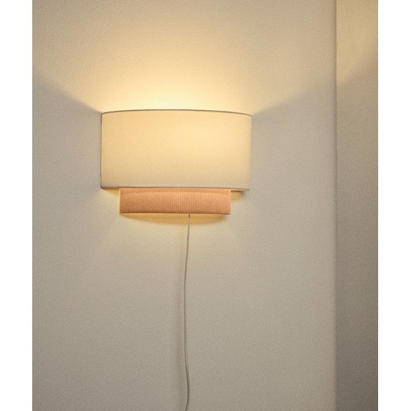 Bézs gyerek lámpa textil búrával Bianella – Kave Home-image-1