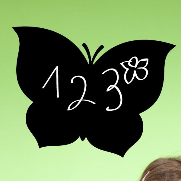 Fanastick Black Butterfly írható tábla/fali matrica folyékony krétával