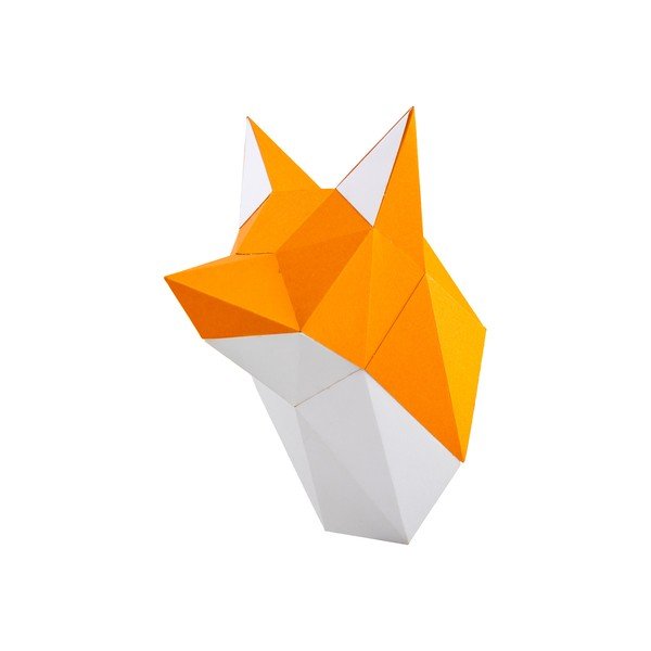 Mini róka kreatív hajtogatható papírfigura - Papertime-image-2