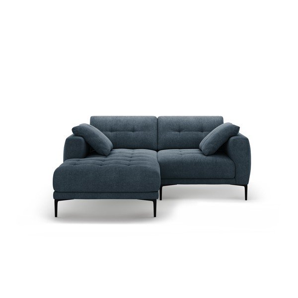 Sötétkék sarokkanapé (bal oldali-heverő résszel) Bemy – Micadoni 