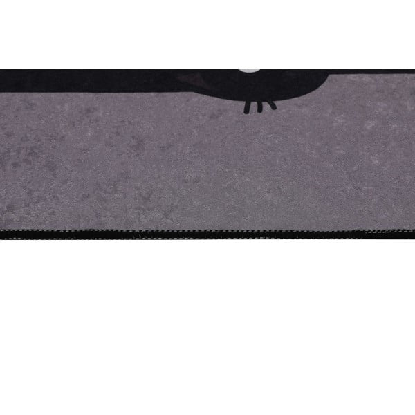 Fekete-szürke fürdőszobai kilépő szett 2 db-os 60x100 cm Comfort – Foutastic-image-2