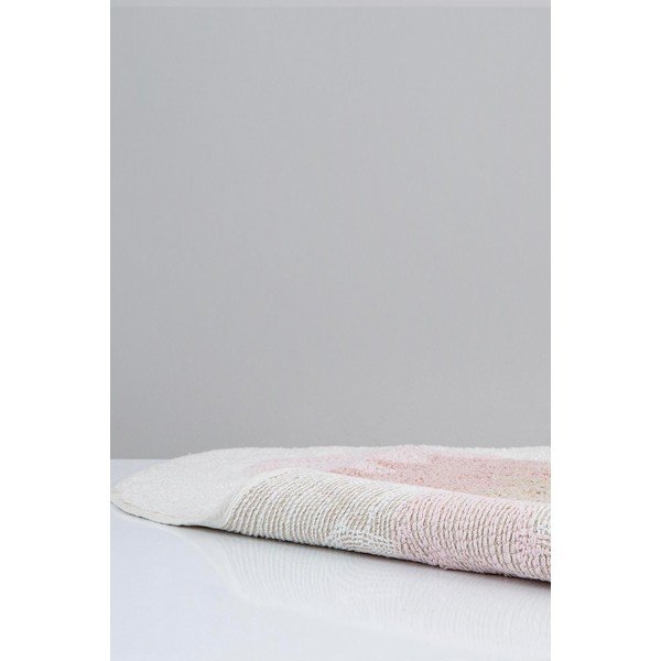 Lavin rózsaszín pamut fürdőszobai kilépő - Irya Home Collection-image-4