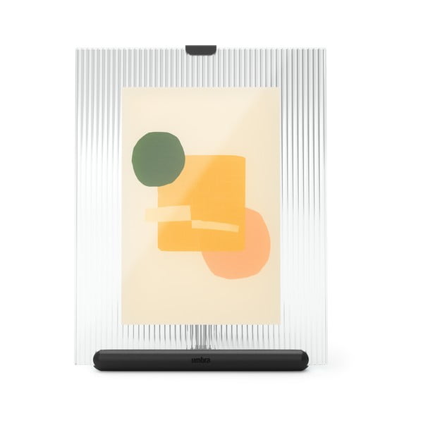 Fekete üveg álló képkeret 16x20 cm Flute – Umbra