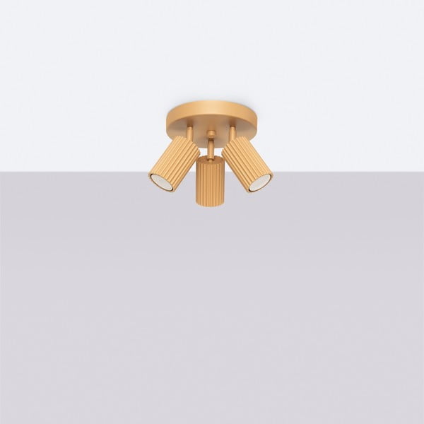 Aranyszínű spotlámpa Gleam – Sollux-image-3