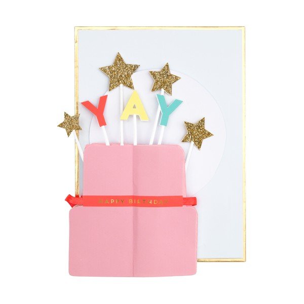 Üdvözlőlap Yay! – Meri Meri-image-1