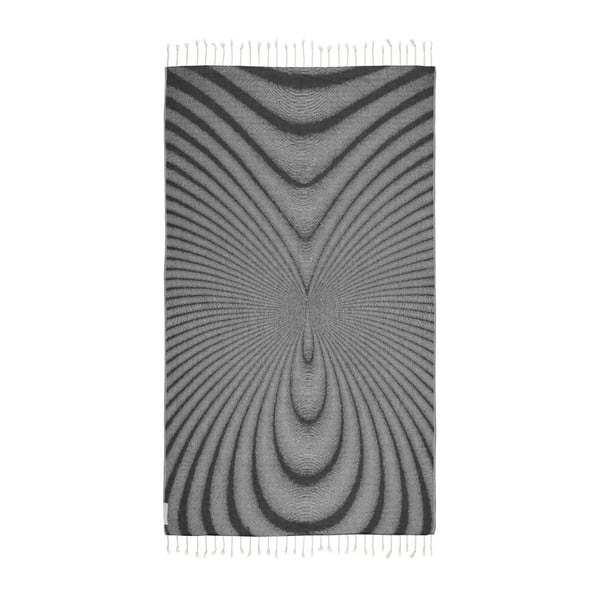 Magnetic sötétszürke hammam fürdőlepedő pamut, bambuszrost, 180x95 cm - Begonville