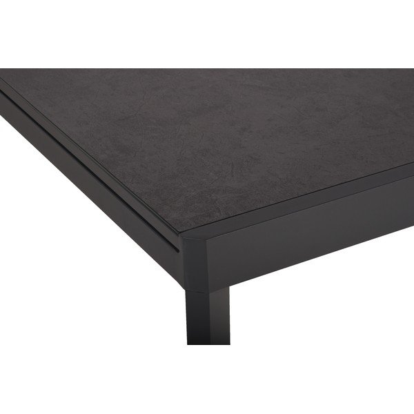 Kerti étkezőasztal üveg asztallappal 100x200 cm Nerea – Garden Pleasure-image-4