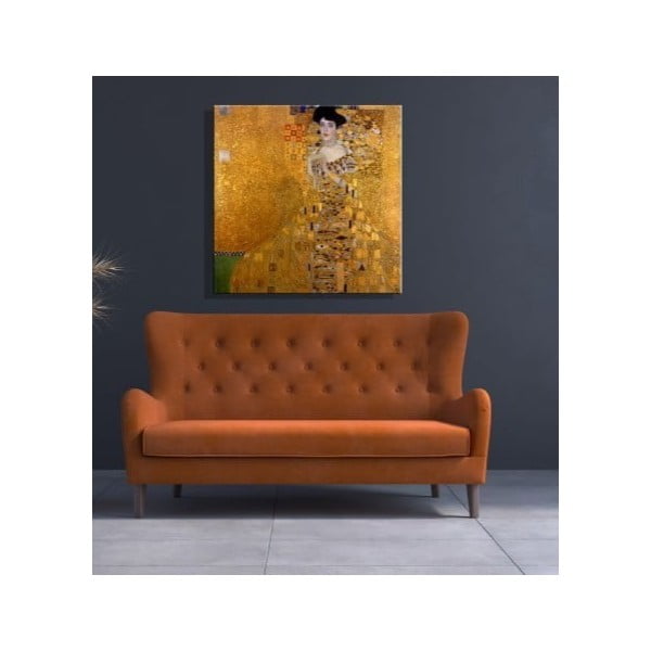 Gustav Klimt Adele Bloch-Bauer I kép másolat, 90 x 90 cm-image-1