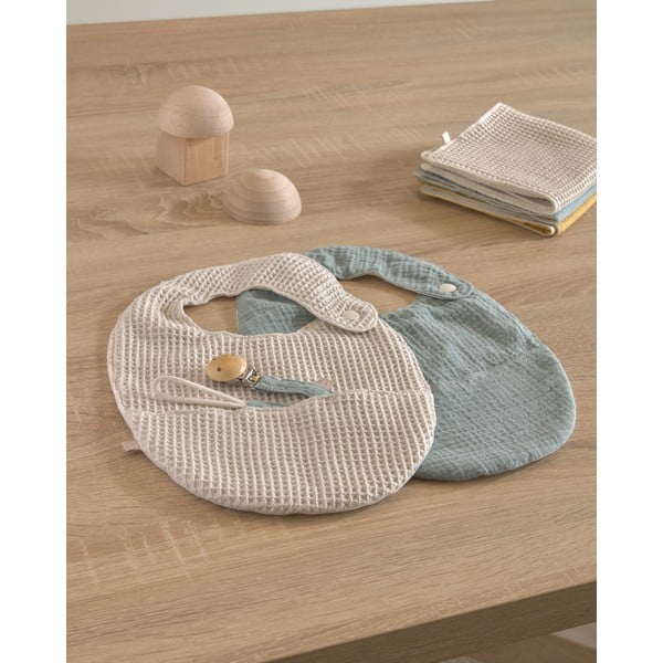 Lupe 2 db organikus pamut zsebes előke - Kave Home-image-3