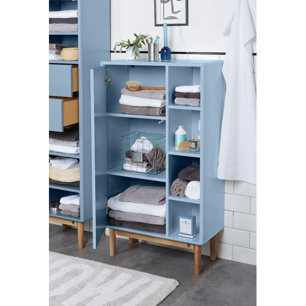 Világoskék magas-fali fürdőszoba szekrény 66x100 cm Color Bath – Tom Tailor-image-4