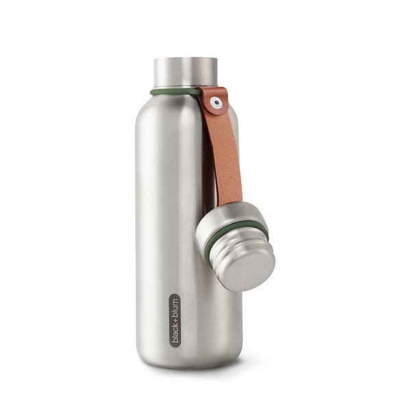 Ezüstszínű rozsdamentes acél termopalack 500 ml – Black + Blum