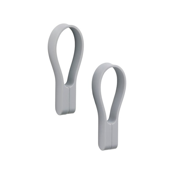 Világosszürke szilikon akasztó 2 db-os Loop – Zone