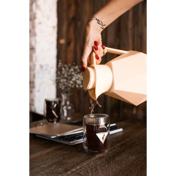 Geo krémszínű termosz, 1 l - Vialli Design-image-1