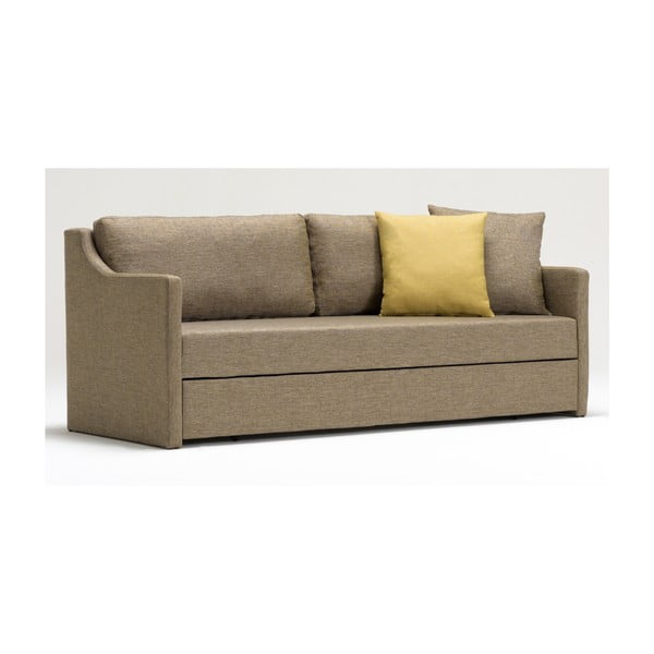 Home Doty barna háromszemélyes kinyitható kanapé - Balcab