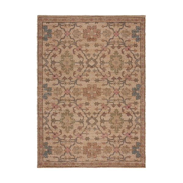 Natúr színű kézi szövésű jutakeverék szőnyeg 80x150 cm Celine Jute Global – Flair Rugs