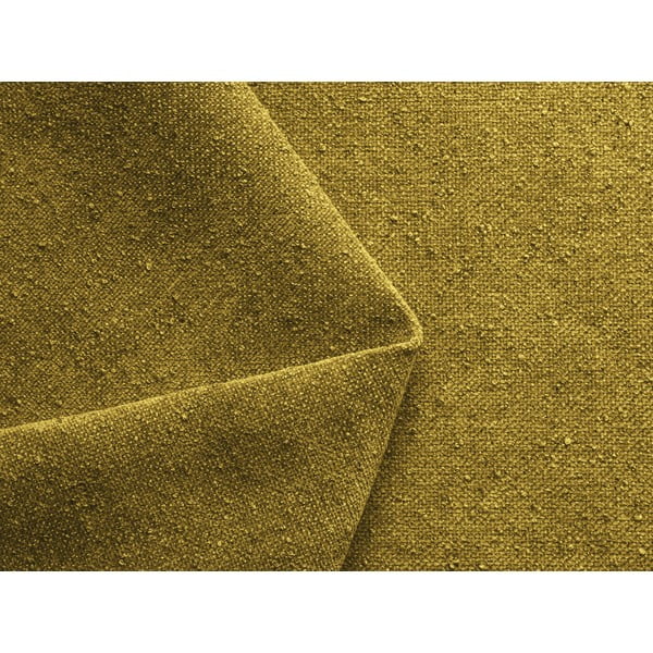 Mustársárga boxspring ágy 140x200 cm Ilima – Makamii-image-3