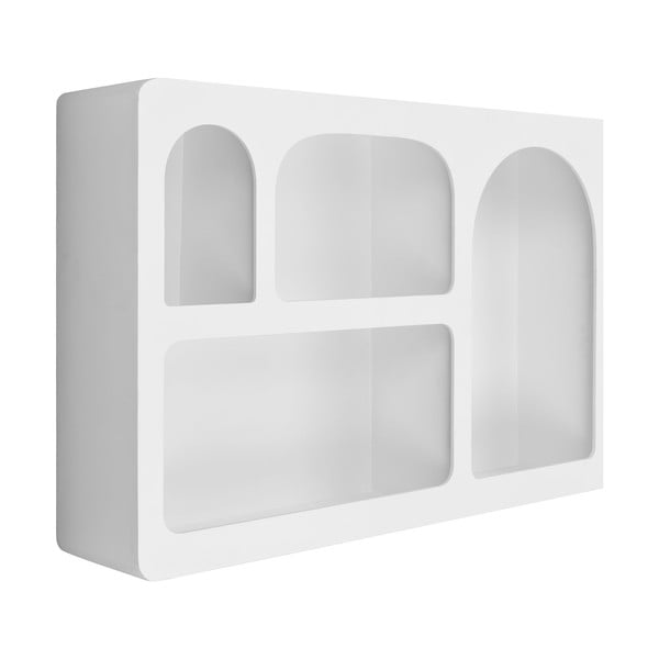 Fehér többszintes fali polc 60 cm Bryne – House Nordic-image-1