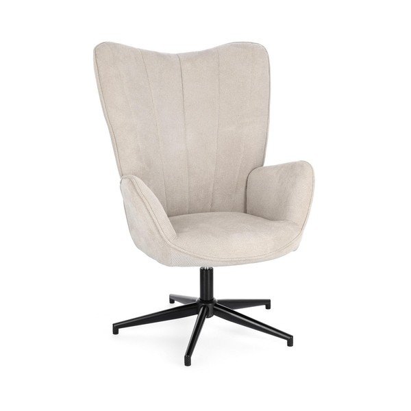 Bézs forgó fotel Inas – Bizzotto