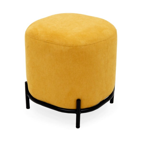 Harry sárga puff, ø 42 cm - Tenzo-image-2